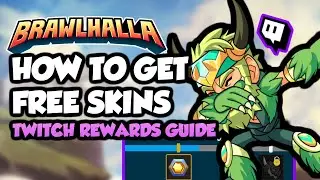 HOW TO GET FREE SKINS IN BRAWLHALLA! (Twitch Rewards Guide)
