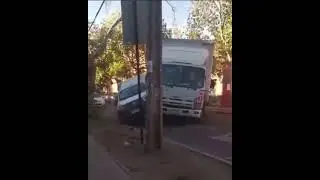 Man with rod Vs Angry truck driver | Road Rage