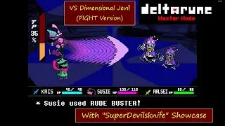 VS Dimensional Jevil! (FIGHT Version) - [DT Master Mode]