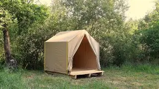 #77 We made our own tiny tent (and give you the drawings)