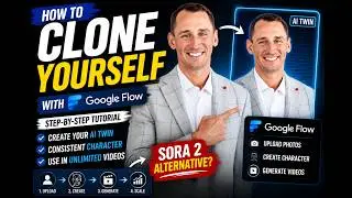 How to Clone Your Face and Voice with Google Flow AI (Step-by-Step Tutorial)