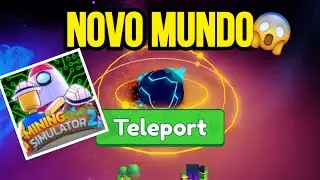 VIAJANDO PARA OUTRA GALAXIA NO MINING SIMULATOR 2 E ME TORNANDO O MAIS FORTE!! - Roblox