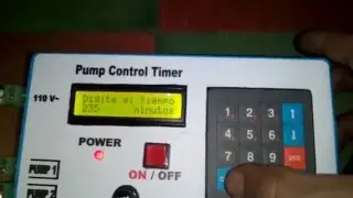 Temporizador automático para electr-bombas sumergibles tipo lapicero - Prueba