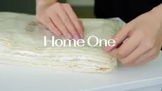 Непромокаемая штора для ванной HomeOne - распаковка