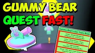 GUMMY BEAR Quest *FAST* (Stickers Guide!) | Roblox Bee Swarm Simulator