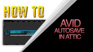 HOW TO USE AVID AUTOSAVE AND AVID ATTIC