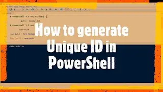 How to generate a GUID in PowerShell