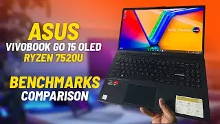 ASUS Vivobook Go 15 OLED Ryzen 7520U Benchmarks for gaming, video editing, programming 🚀