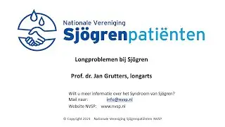 Longproblemen bij Sjögren