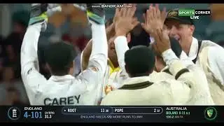 Boland takes wicket of Joe Root 5-101 #shorts #engvsaus #cricket #trending #wicket #boland #viral