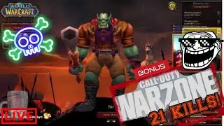 DROPPING 21 KILLS!!🎯 Warzone Rumble LTM Gameplay (World of Warcraft & Warzone Gameplay))