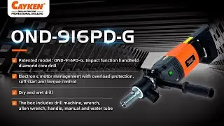 Cayken OND-916PD-G Wet / Dry Diamond Core Drill
