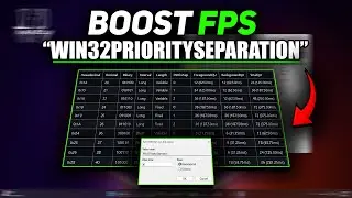 Boost FPS & Hit Reg with This Windows Tweak (Win32PrioritySeparation Guide)
