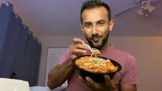 ASMR — eating crispy, chewy, saucy thai takeout