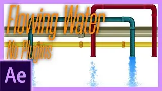 Flowing Water Animation in AE | After Effects Tutorial