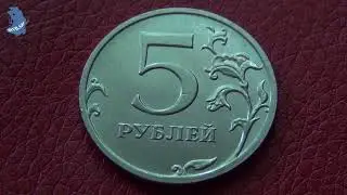 5 рублей 2021 года. Российской Федерации. Монеты  регулярного чекана  (ходячка)  ..  
