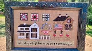 FlossTube 78: 2 REALLY SPECIAL Framed Stitches; Show & Tell and Finishes from the Deck