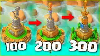 The HARDEST UPGRADE in Boom Beach! (Level 1-300 Mystical Monument)