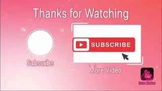 Channel outro made myself