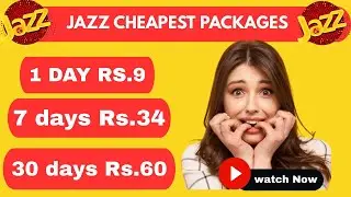 Cheapest Jazz INTERNET Packages at Low Price in 2025 ! KHANI TECHNICAL 