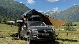 Обзор тент маркизы для палатки на крышу AVVA tents Horizont 190. 
