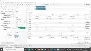 Tableau   Aligment