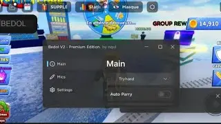 Blade Ball Best Bedol V2 Script (Work Mobile & Pc)