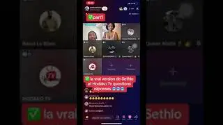 Sethlo vs Hodako TV (sethlo sort du silence en live)
