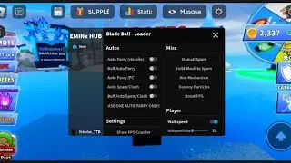 Blade Ball EMINx HUB Script (Work Mobile & Pc)