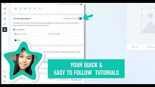 How to schedule a post on facebook page - Latest November 2023