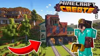 Building my STORAGE using Minecraft Create