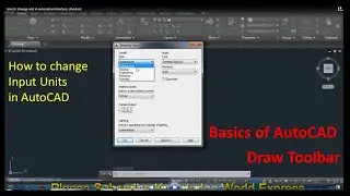 How to change unit in autocad architecture, standard, decimal unit etc.