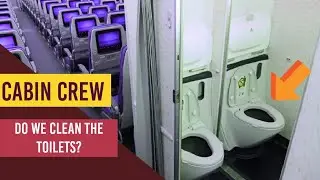 CABIN CREW: Do we ACTUALLY CLEAN the toilets / lavatories onboard the Aircraft?
