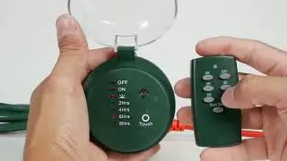 BN-LINK BNC60/U13R Outdoor Multi Socket Timer Yard Stake with Photocell Countdown Timer (W Remote)