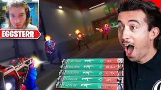 Valorant NOOBS react to #1 Yoru Player (Eggsterr)