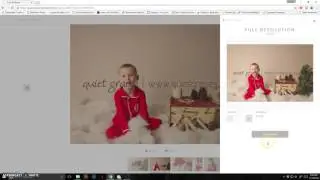 Christmas Mini Session Gallery Tutorial
