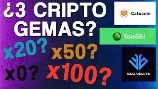 👉Análisis y Opinión YOSSHI CATE COIN y ELONGATE 💥 ¿Cripto Gemas?