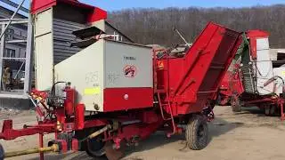 Видео работы! Картофелеуборочный комбайн Toyonoki TPH7 N 585