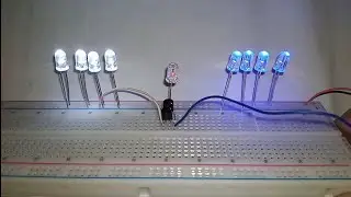 Simple led flasher circuit / Breadboard project 