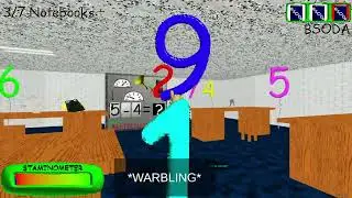 Спидран Demo стиль в Baldi's Basics Remastered.