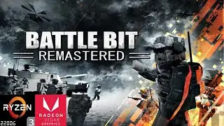 BattleBit Remastered on vega 8 Graphics | Ryzen r3 2200g processor benchmark.