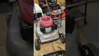 third mower. still running. she vibrates like crazy.