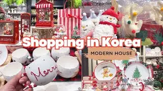 SHOPPING IN KOREA  🇰🇷 | MODERN HOUSE CHRISTMAS KITCHEN & HOME DECORS 🎄
