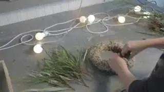Christmas Wreath construction - Minimalist & Contemporary