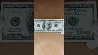 Price of the 100 dollar banknote of the 2006 A series. G. Chicago. USA.