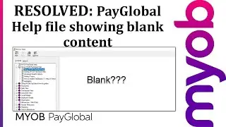 How to view PayGlobal Help file | MYOB PayGlobal