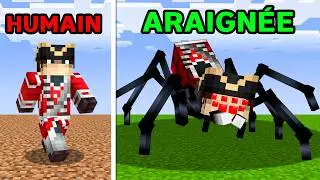 Je me Transforme en ARAIGNÉE sur Minecraft !
