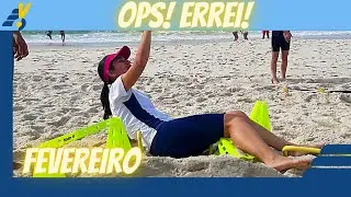 Erros de gravação para vídeo mensal de fevereiro. Corrida e Viagem.