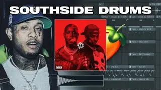 How To EASILY Make HARD Drums Like Southside | FL Studio 20 Tutorial