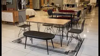 Evkur Collection Buket MDF Bench Table Set Product Review